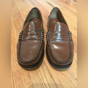 Sebago Brown Leather Loafers